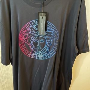 Versace Medusa embroidered t-shirt